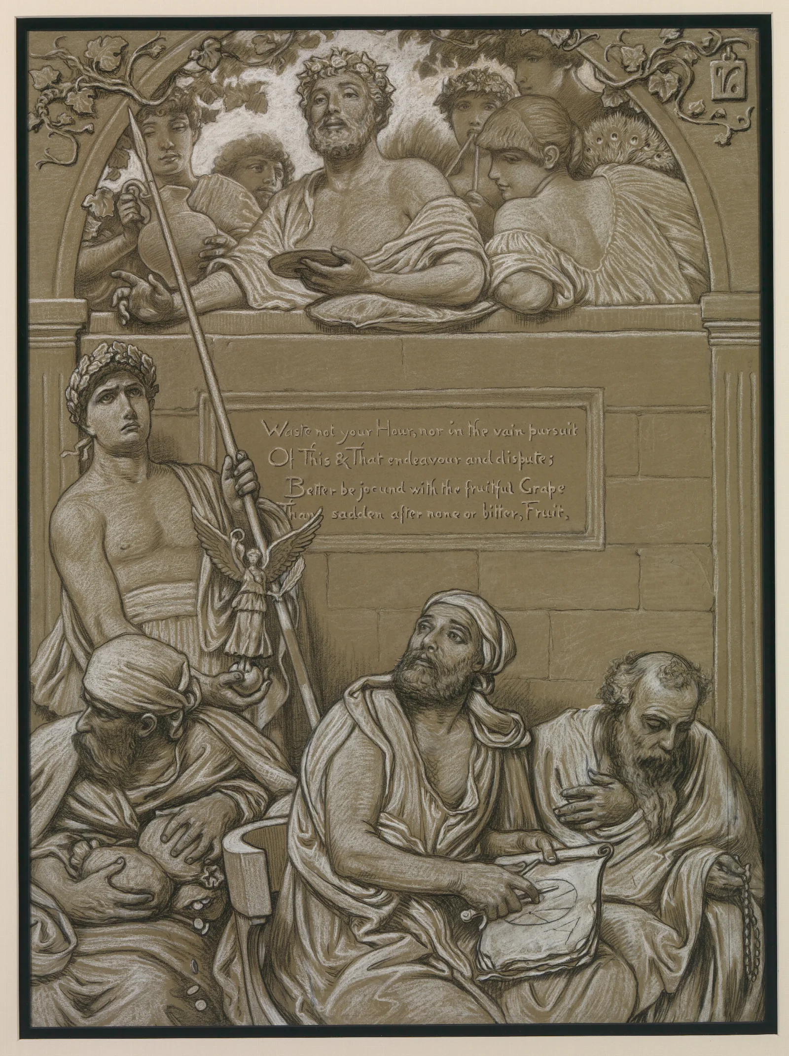 Frontispiece 2 Wall Art by Elihu Vedder - Canvas Print