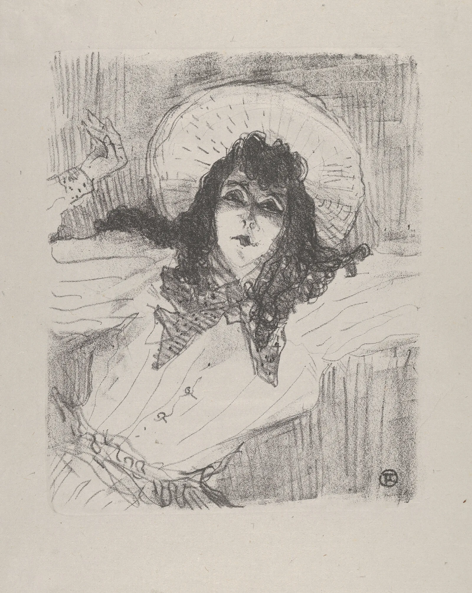 May Belfort 2 Wall Art by Henri de Toulouse-Lautrec - Canvas Print