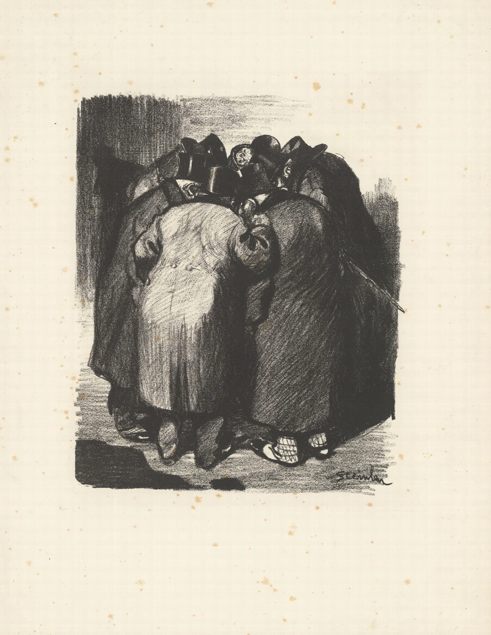 Association De Malfaiteurs Wall Art by Théophile Alexandre Steinlen - Canvas Print