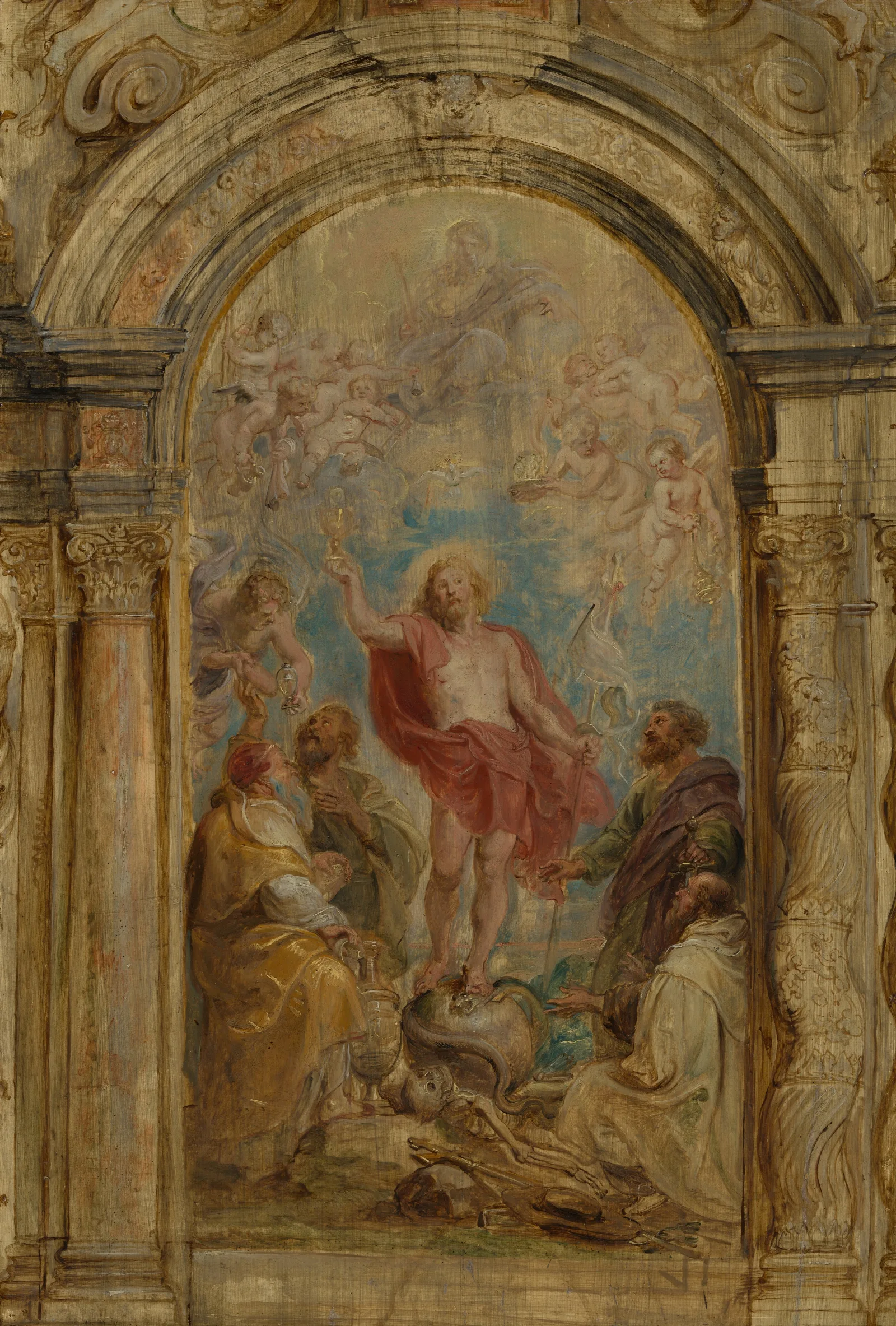 The Glorification Of The Eucharist Wall Art by Peter Paul Rubens - Canvas Print