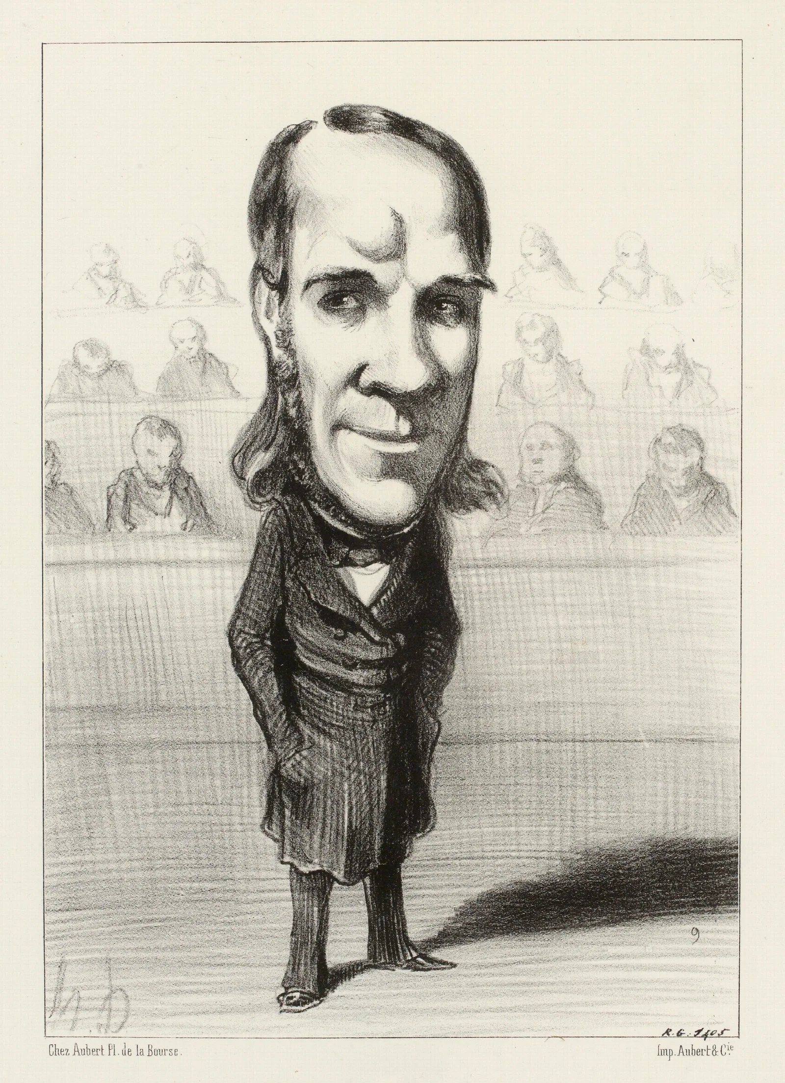 Garnier Pages Wall Art by Honoré Daumier - Canvas Print