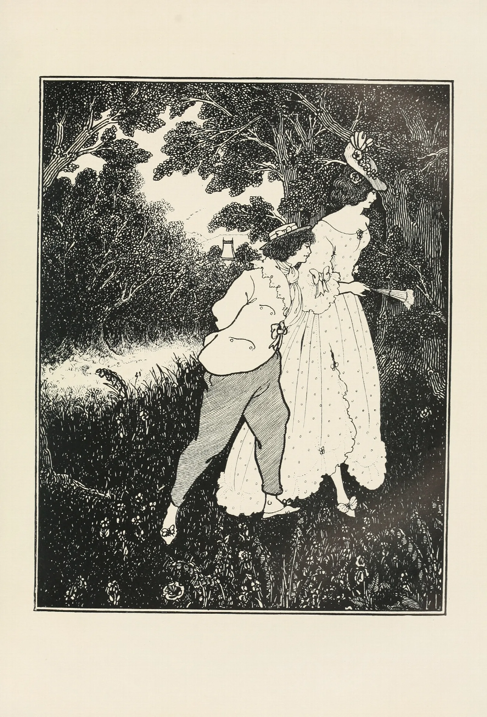 Under The Hill Pl 06 Wall Art by Aubrey Vincent Beardsley - Canvas Print