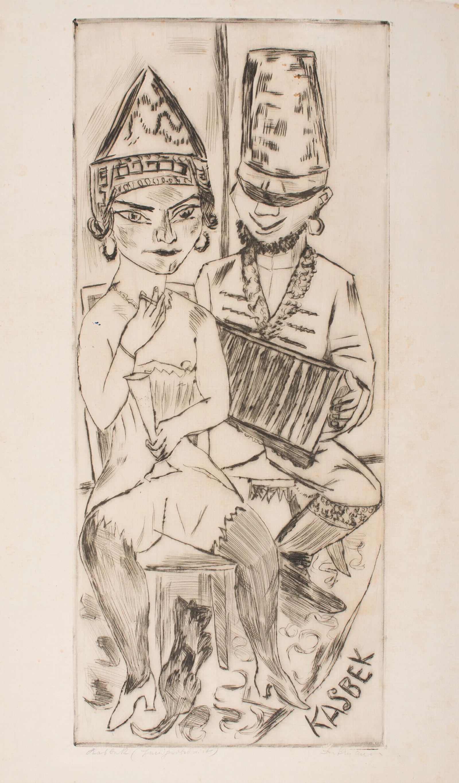 Kasbek Wall Art by Max Beckmann - Canvas Print