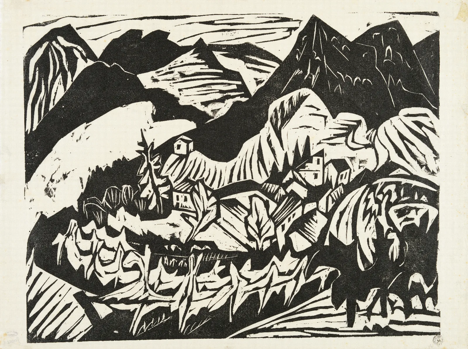 Tessiner Landschaft Wall Art by Hermann Scherer - Canvas Print