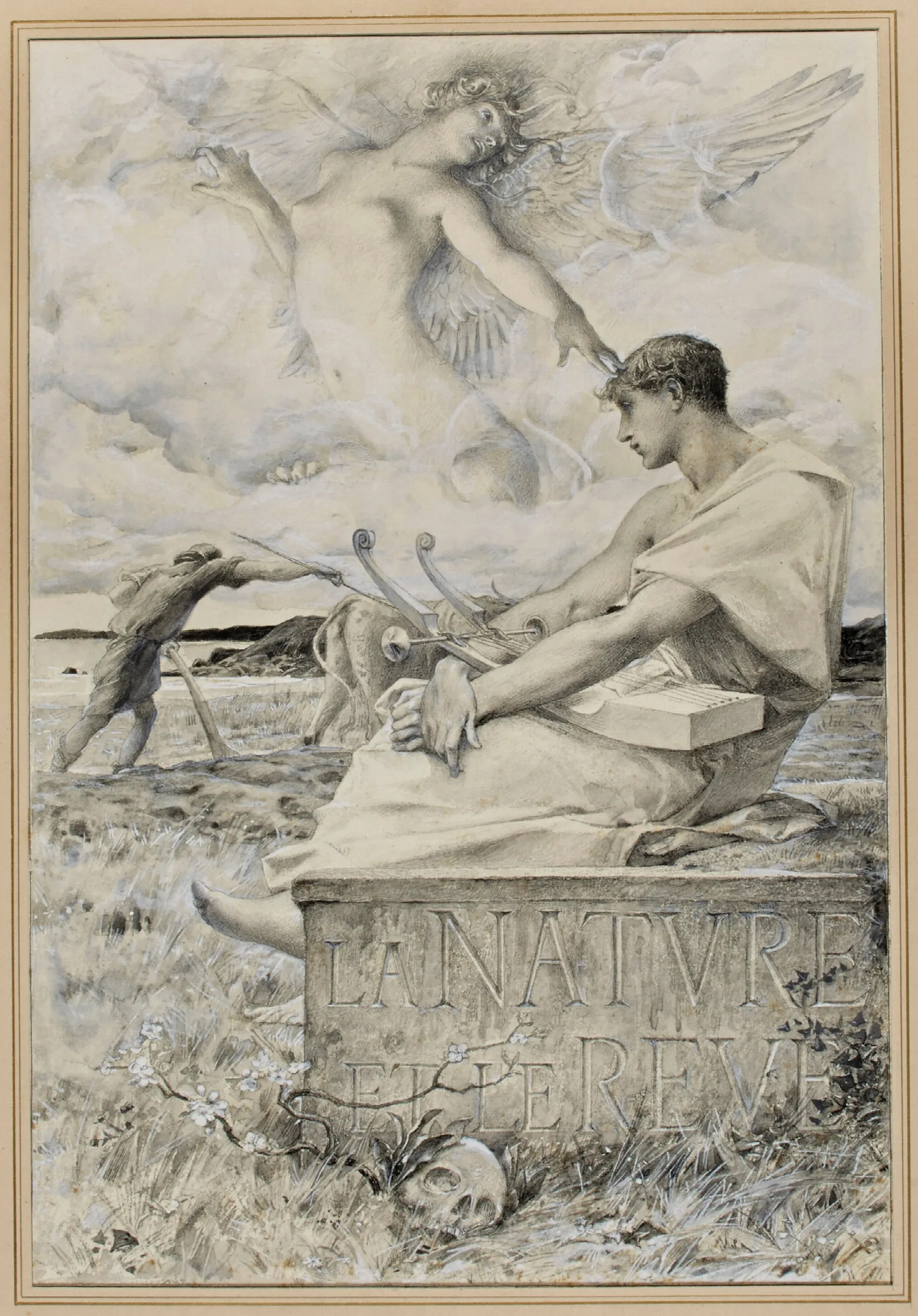 La Nature Et Les Reve Wall Art by Luc-Olivier Merson - Canvas Print