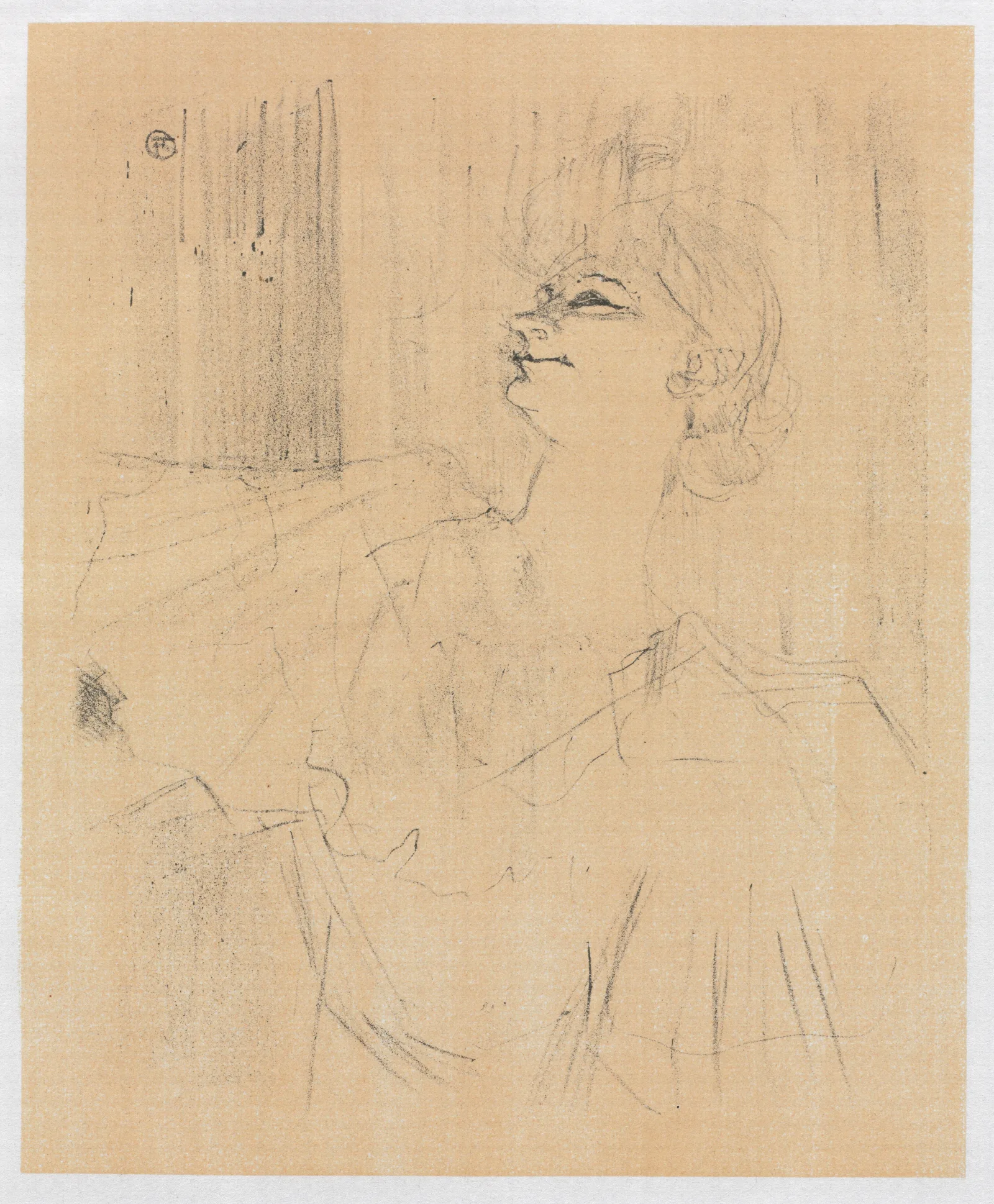 Menilmontant De Bruant Wall Art by Henri de Toulouse-Lautrec - Canvas Print