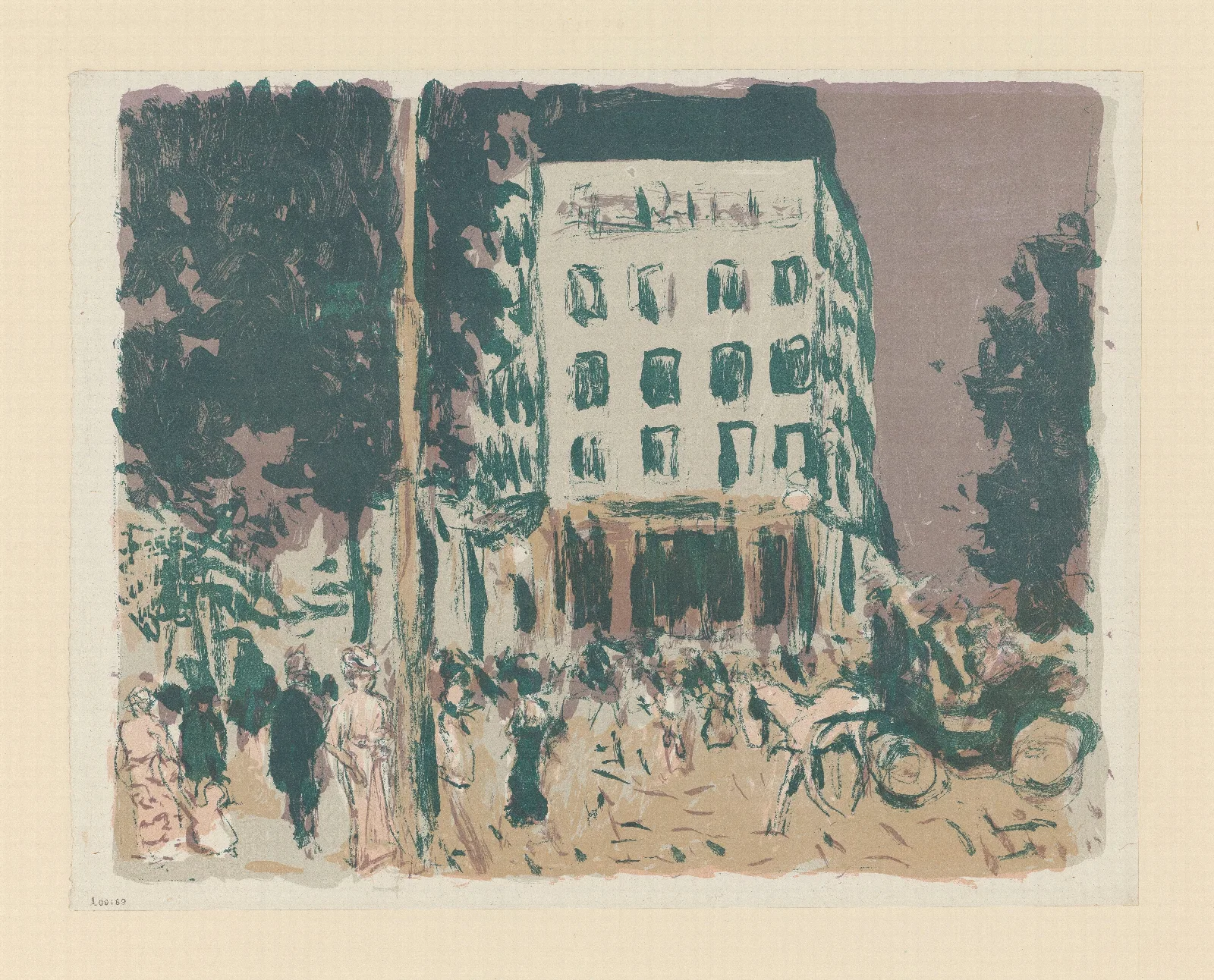 Les Boulevards Wall Art by Pierre Bonnard - Canvas Print