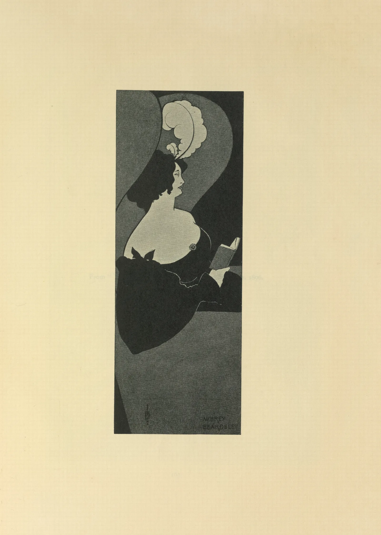 The Childrens Books Poster by Aubrey Vincent Beardsley - Canvas Print