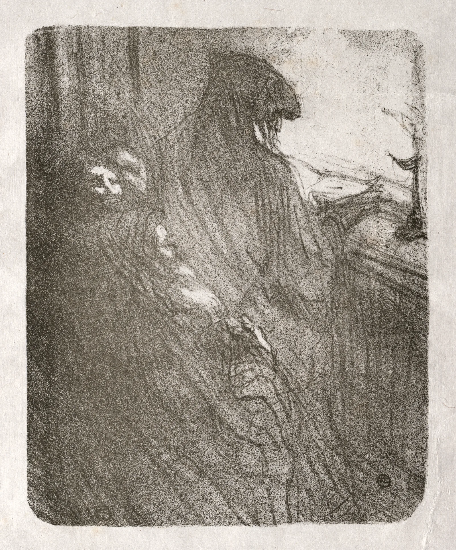 Au Pied Du Sinai La Priere Des Juifs Polonais 2 Wall Art by Henri de Toulouse-Lautrec - Canvas Print
