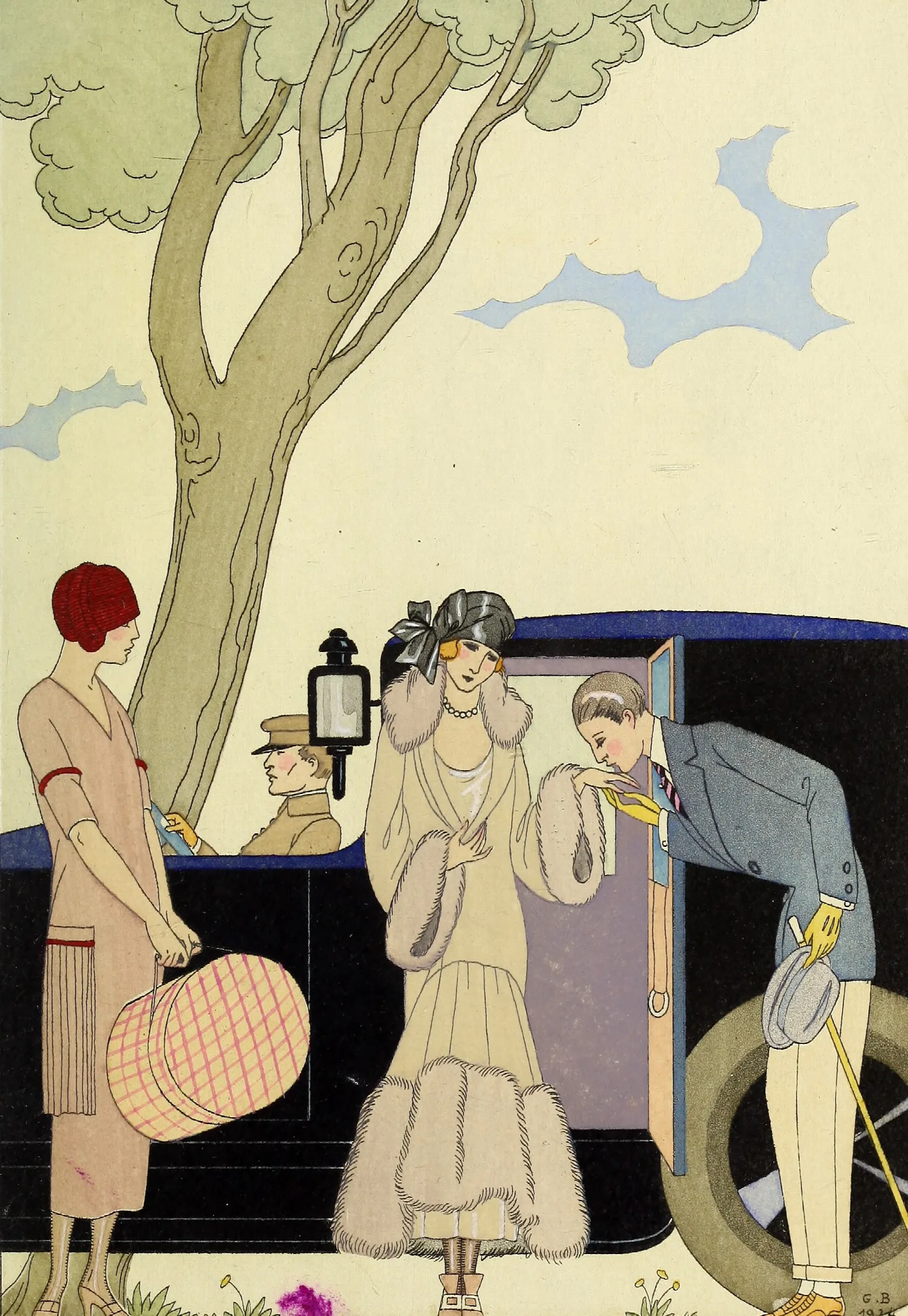 Falbalas Et Fanfreluches Lensie Wall Art by George Barbier - Canvas Print