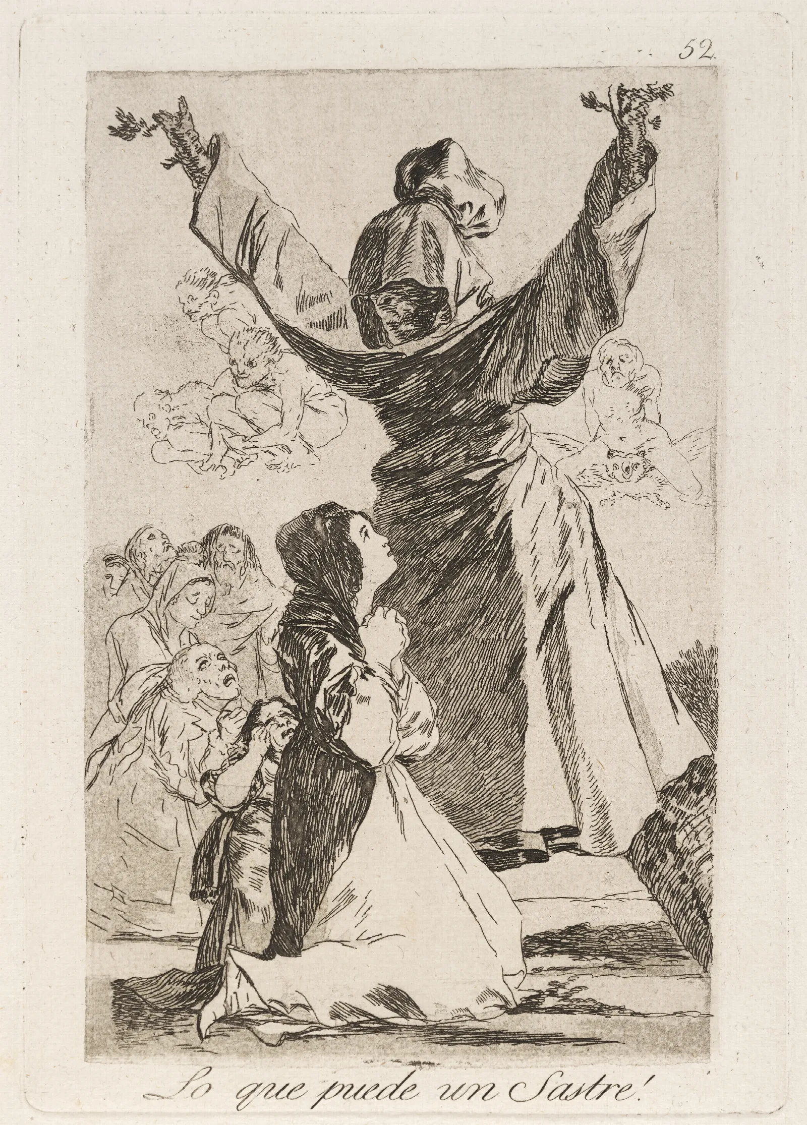 Lo Que Puede Un Sastre What A Tailor Can Do Wall Art by Francisco de Goya - Canvas Print