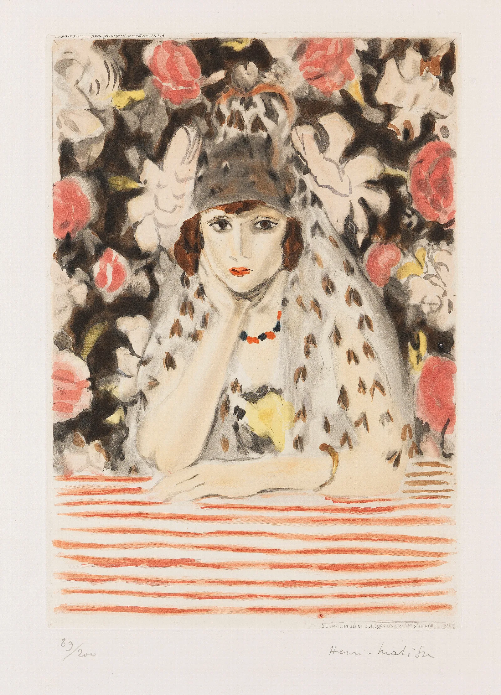 Lespagnole A La Mantille Wall Art by Henri Matisse - Canvas Print