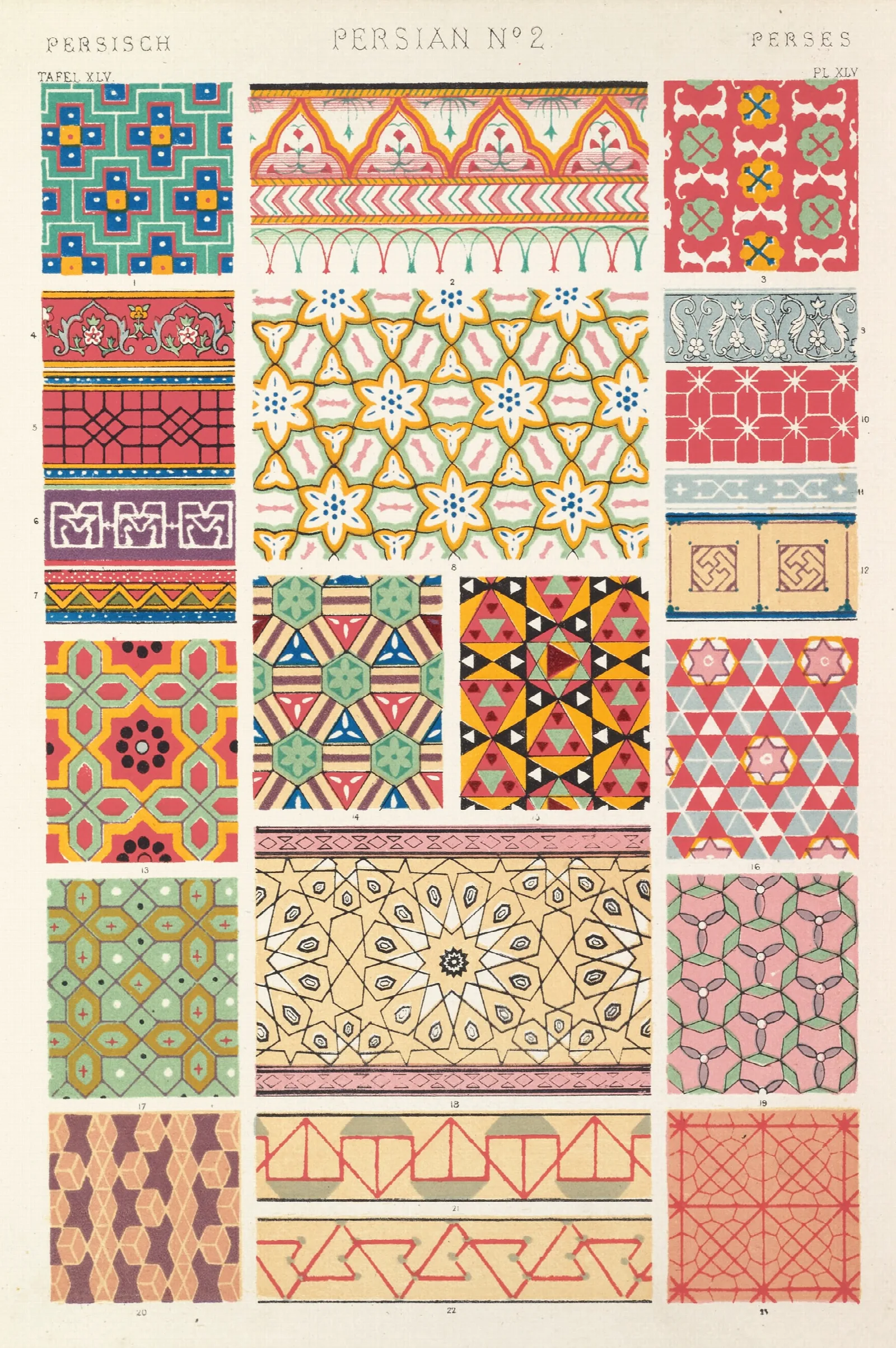 Persian No 2 Wall Art by Owen Jones - Canvas Print