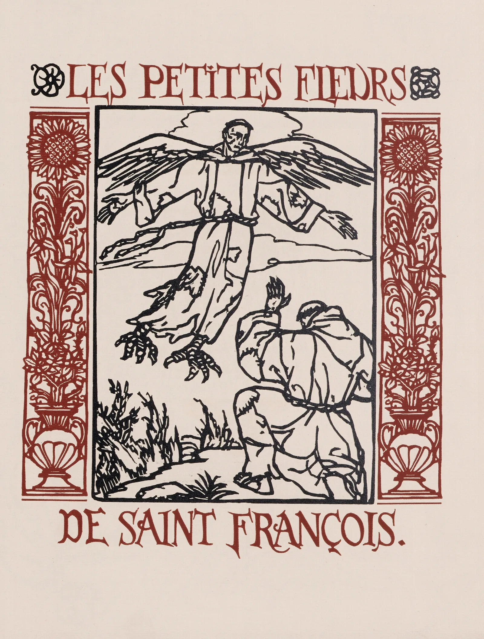 Les Petites Fleurs De St Francois Dantonio Cesari 5 Wall Art by Emile Bernard - Canvas Print
