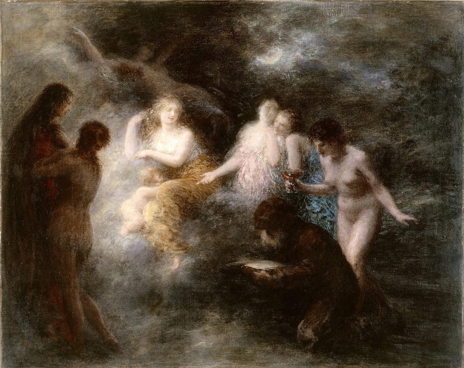 La Tentation De Saint Antoine Wall Art by Henri Fantin-Latour - Canvas Print