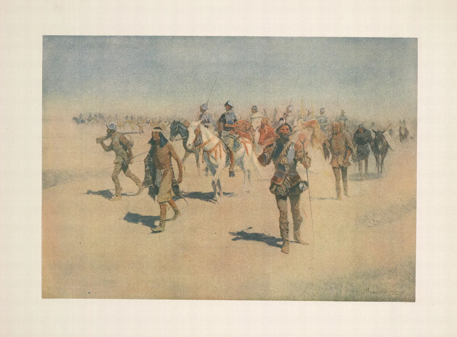 The Great Explorers Iii Coronado Wall Art by Frederic Remington - Canvas Print