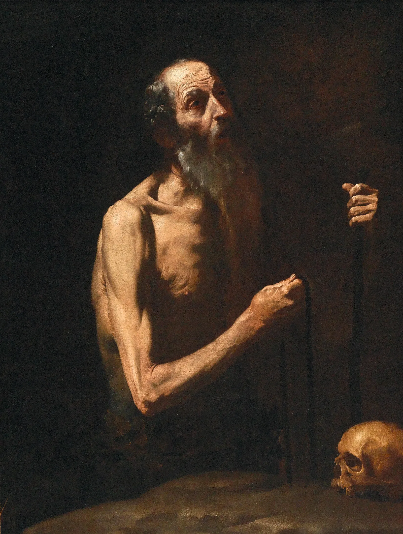 Saint Onuphrius Wall Art by Jusepe de Ribera - Canvas Print