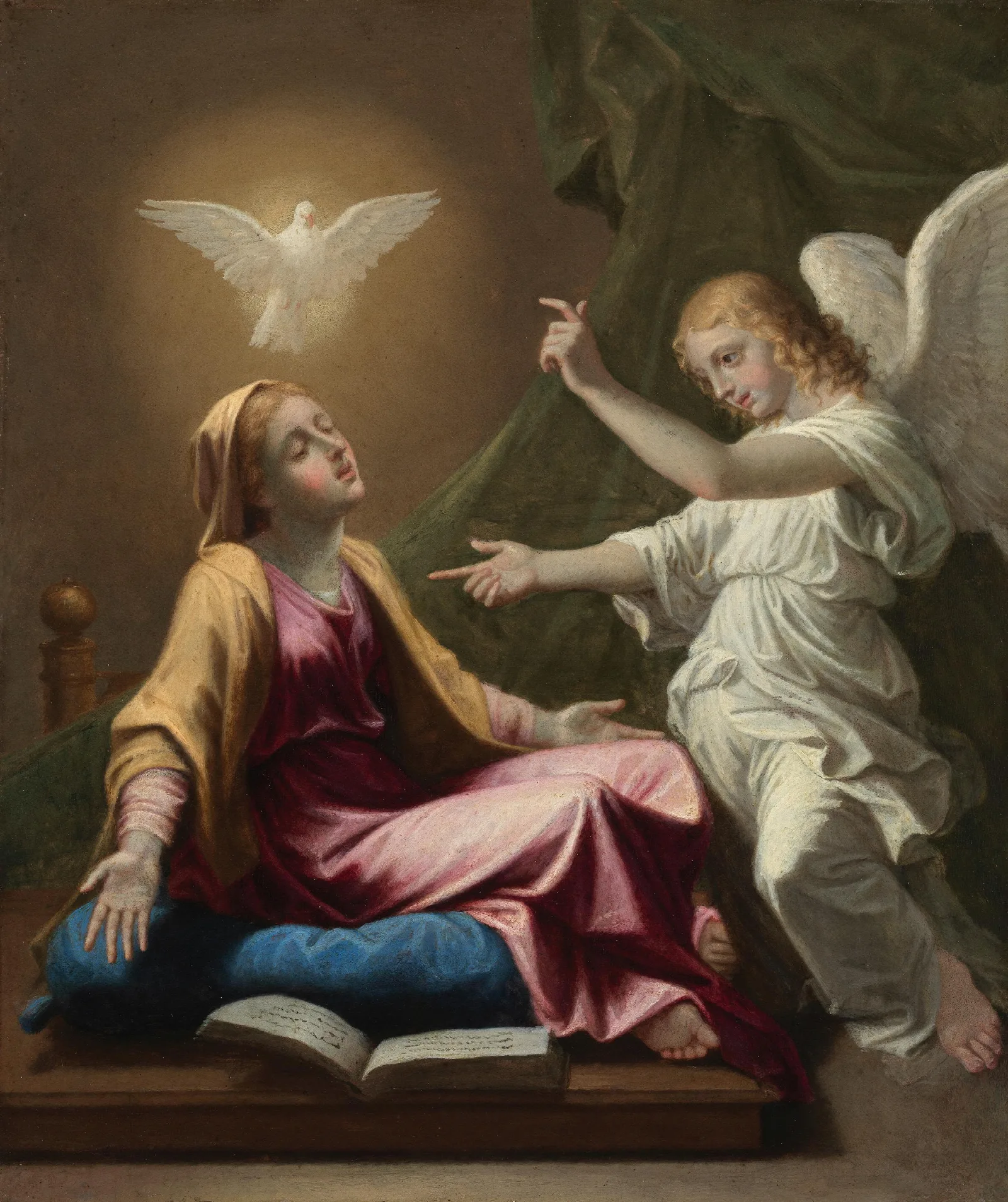 Annunciation 23 Wall Art by Nicolas Poussin - Canvas Print