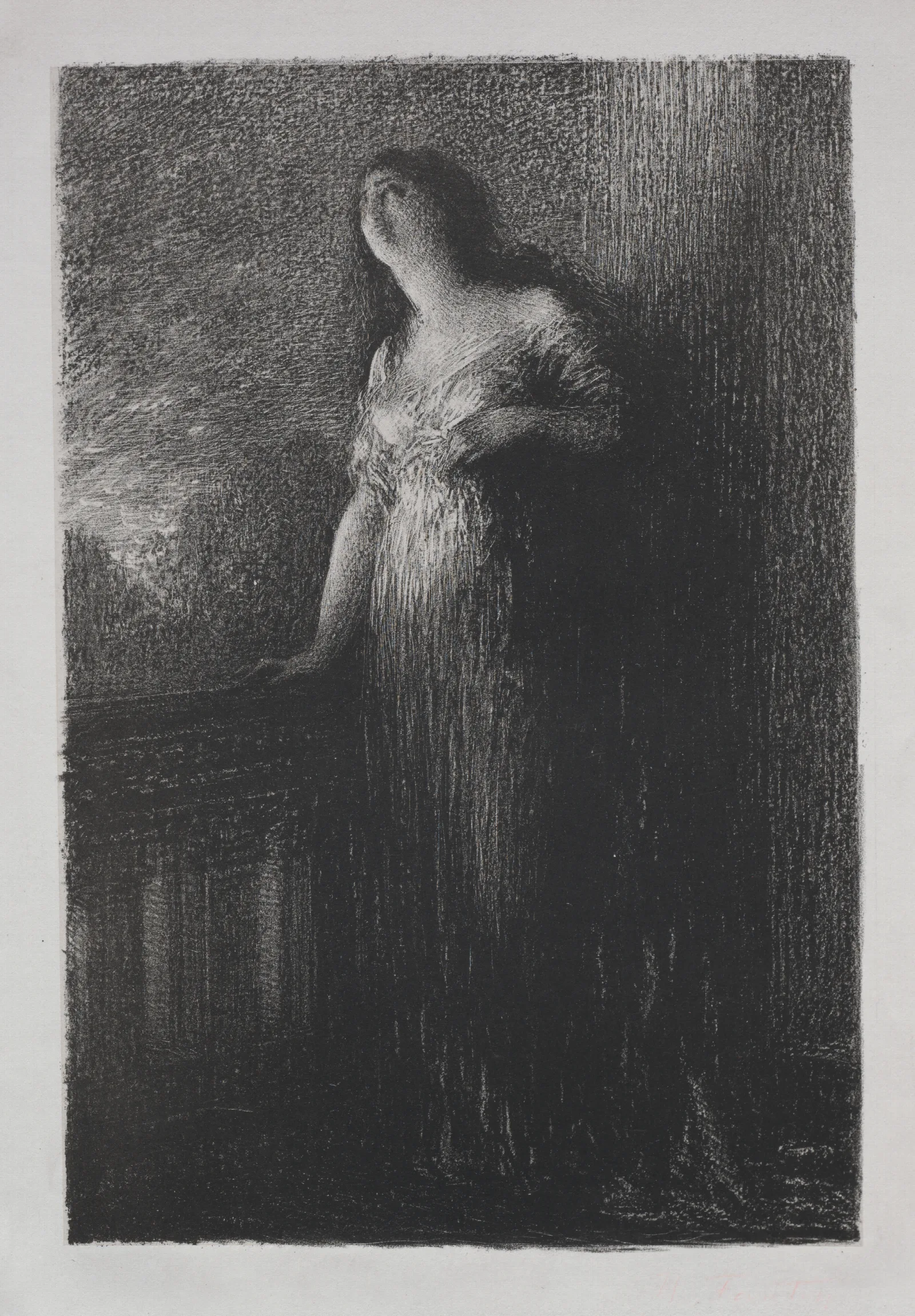 Confiding In The Night Wall Art by Henri Fantin-Latour - Canvas Print