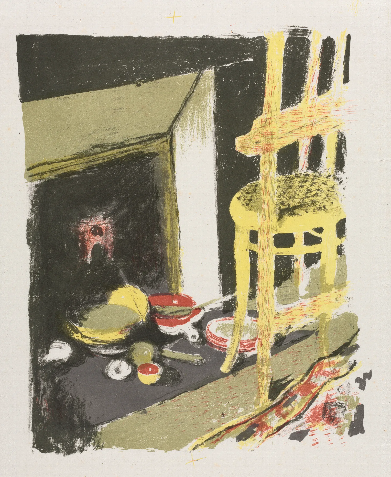 The Hearth Wall Art by Édouard Vuillard - Canvas Print