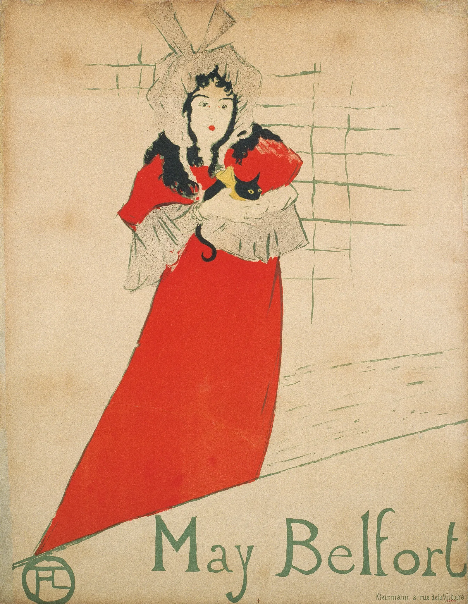May Belfort Wall Art by Henri de Toulouse-Lautrec - Canvas Print