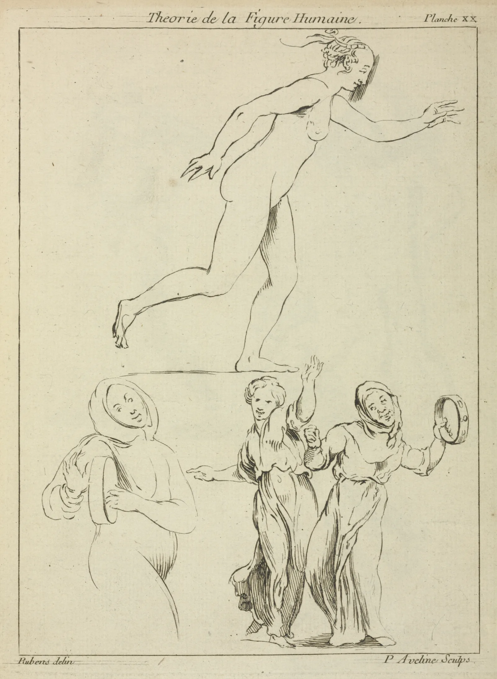 One Nude And Three Clothed Female Figures Wall Art by Peter Paul Rubens - Canvas Print