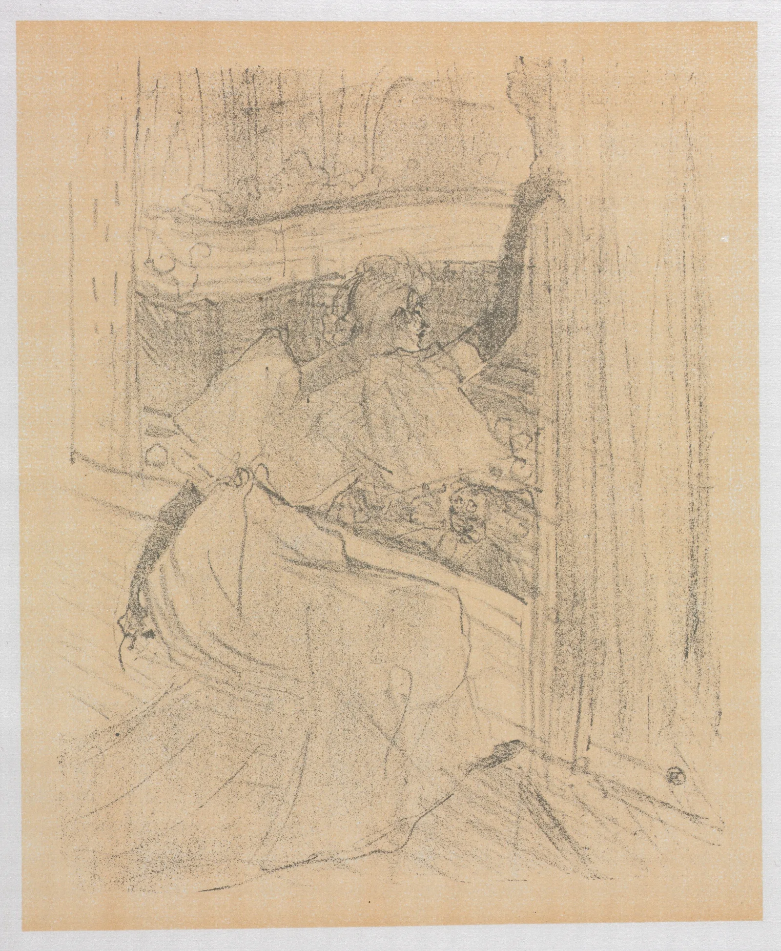 Saluant Le Public Wall Art by Henri de Toulouse-Lautrec - Canvas Print
