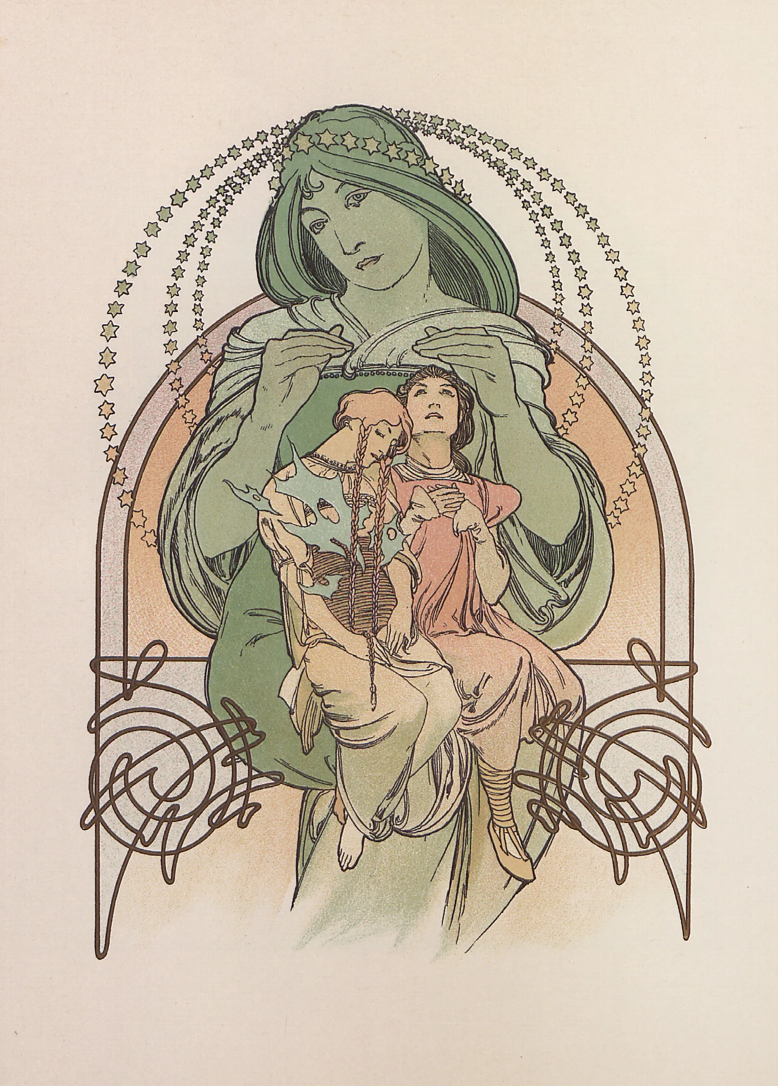 Ilsee Princesse De Tripoli 2 Wall Art by Alphonse Mucha - Canvas Print