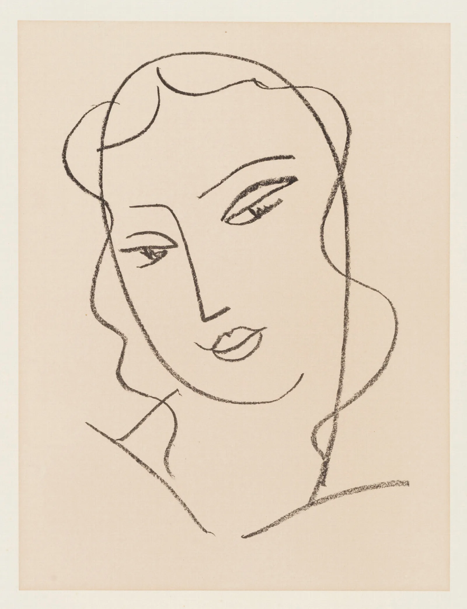 Tete Voilee Wall Art by Henri Matisse - Canvas Print