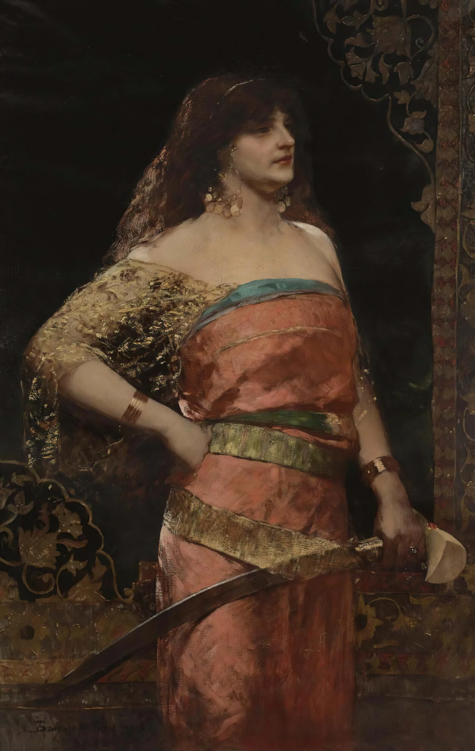 Judith 7 Wall Art by Jean-Joseph-Benjamin Constant - Canvas Print
