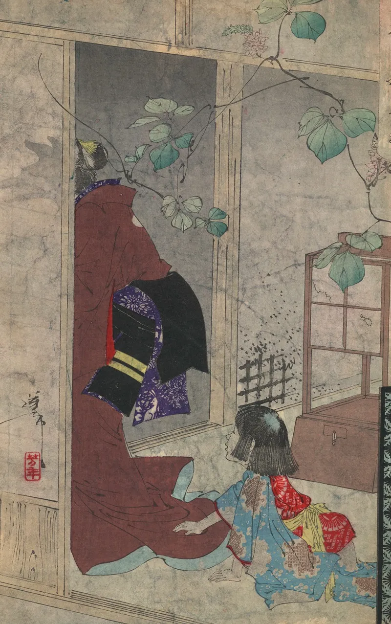 Kuzu No Ha 2 Wall Art by Tsukioka Yoshitoshi - Canvas Print