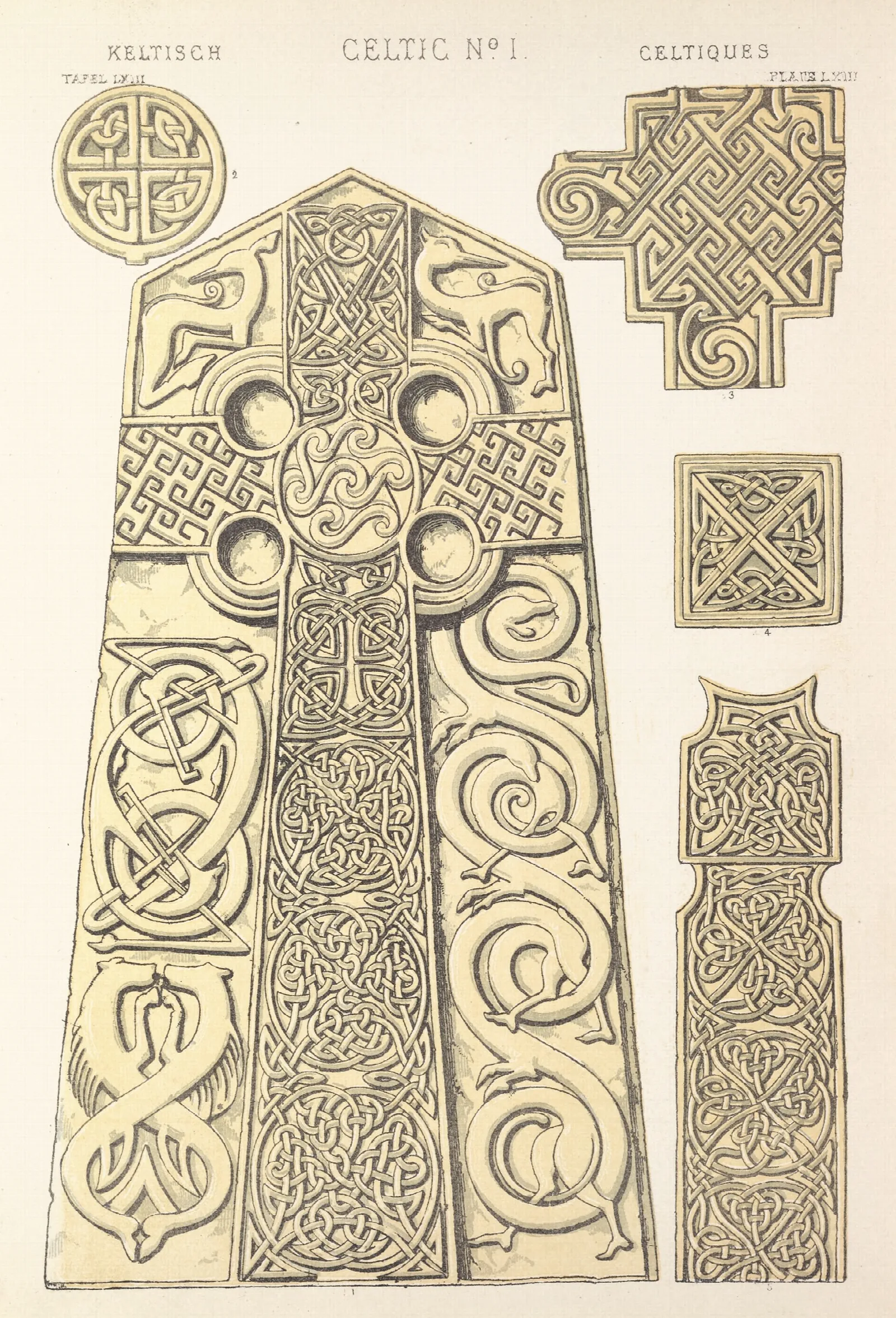 Celtic No 1 Wall Art by Owen Jones - Canvas Print