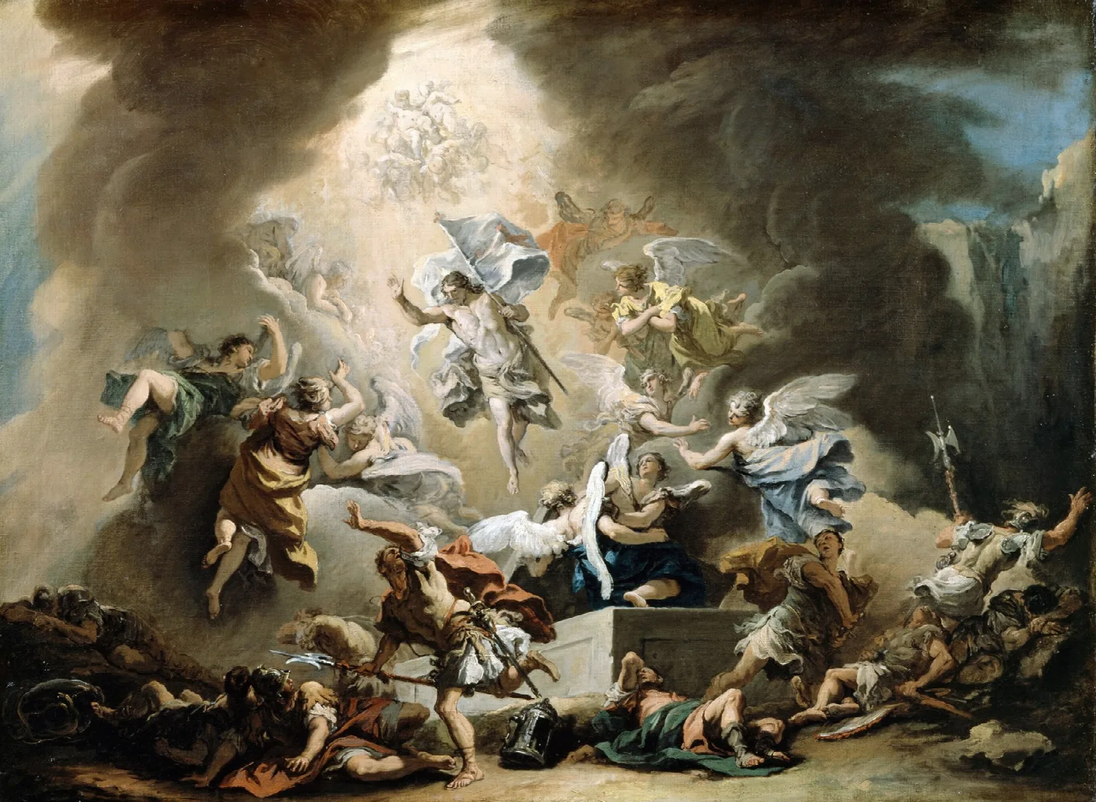 The Resurrection 4 Wall Art by Sebastiano Ricci - Canvas Print