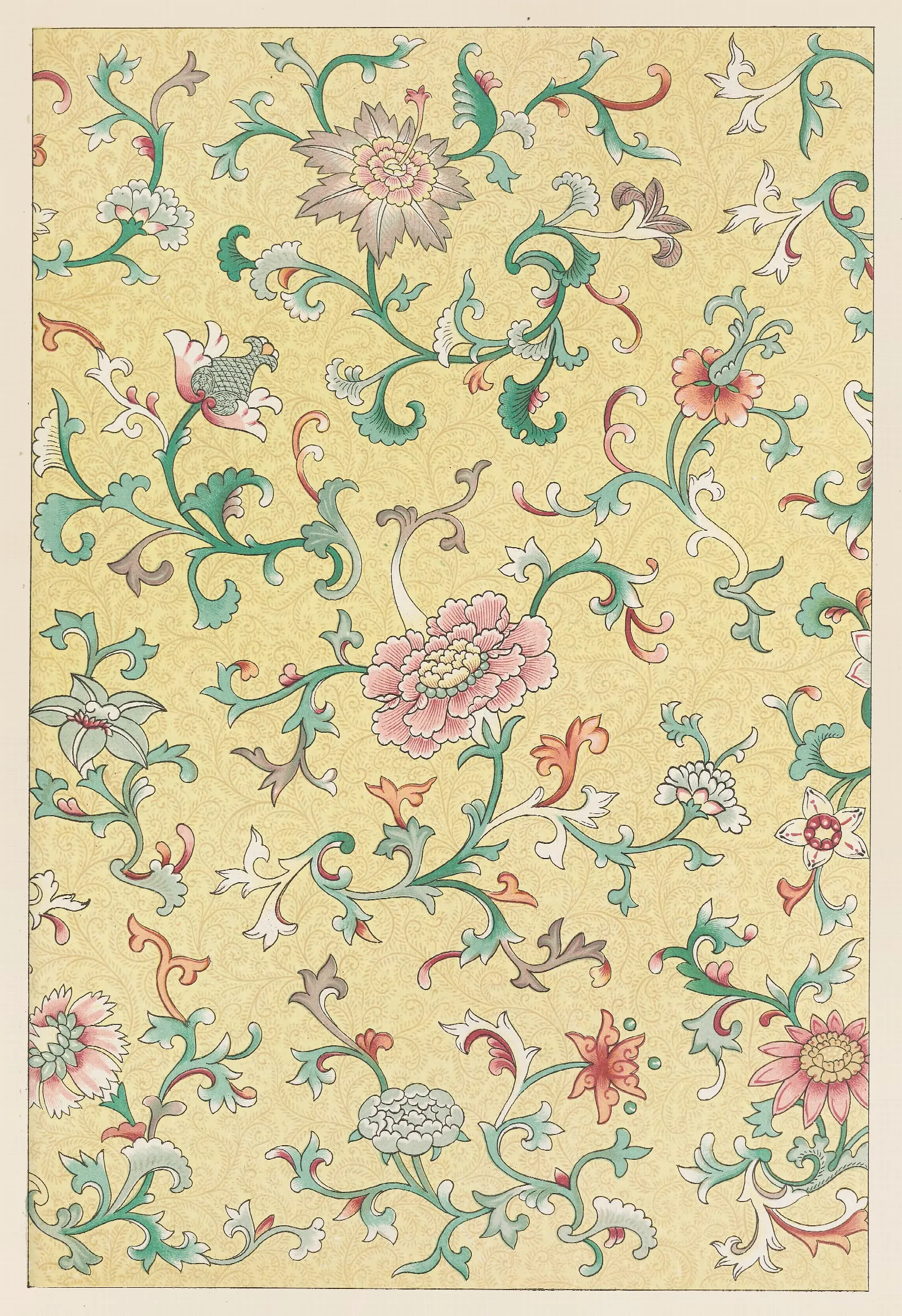 Examples Of Chinese Ornament Pl 74 Wall Art by Owen Jones - Canvas Print