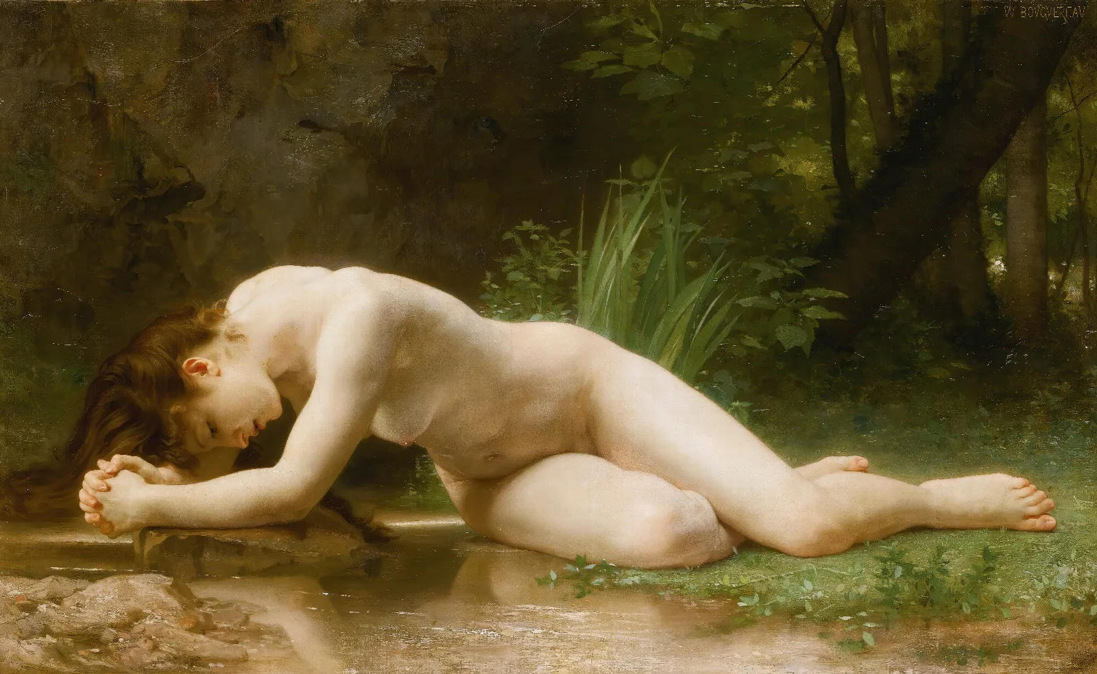 Biblis 2 Wall Art by William Bouguereau - Canvas Print