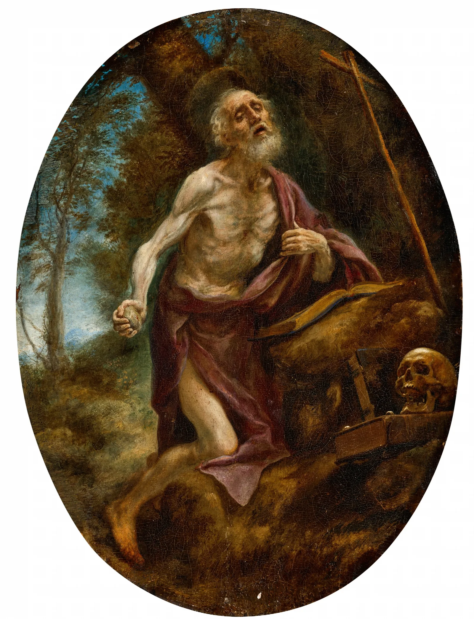 The Penitent Saint Jerome 5 Wall Art by Carlo Dolci - Canvas Print