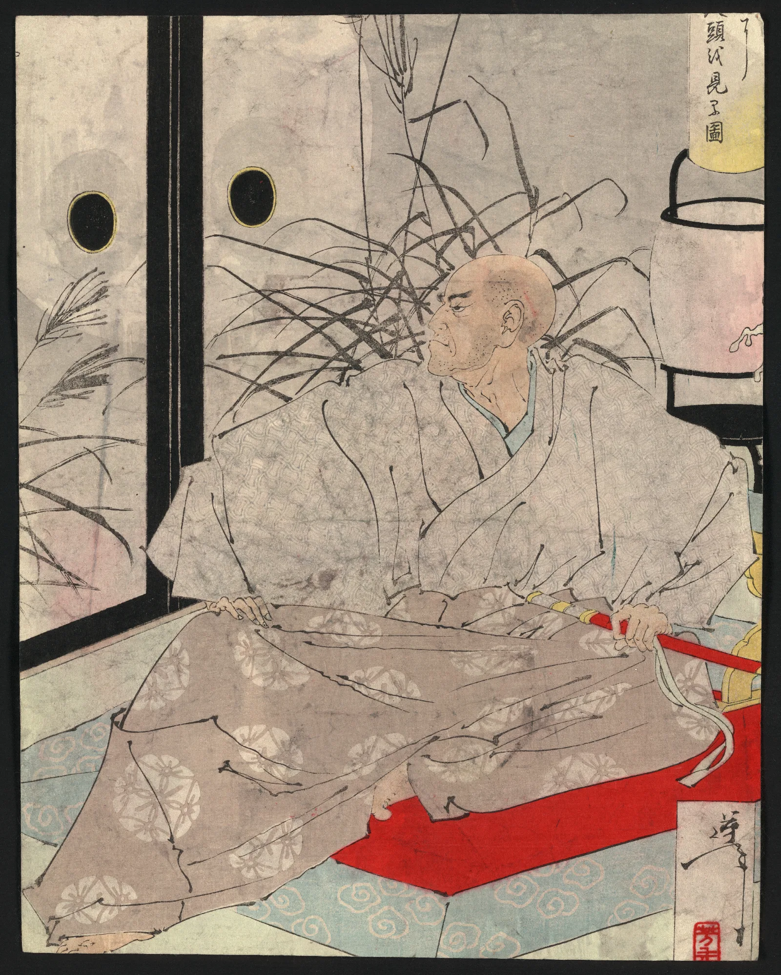 Taira No Kiyomori Wall Art by Tsukioka Yoshitoshi - Canvas Print