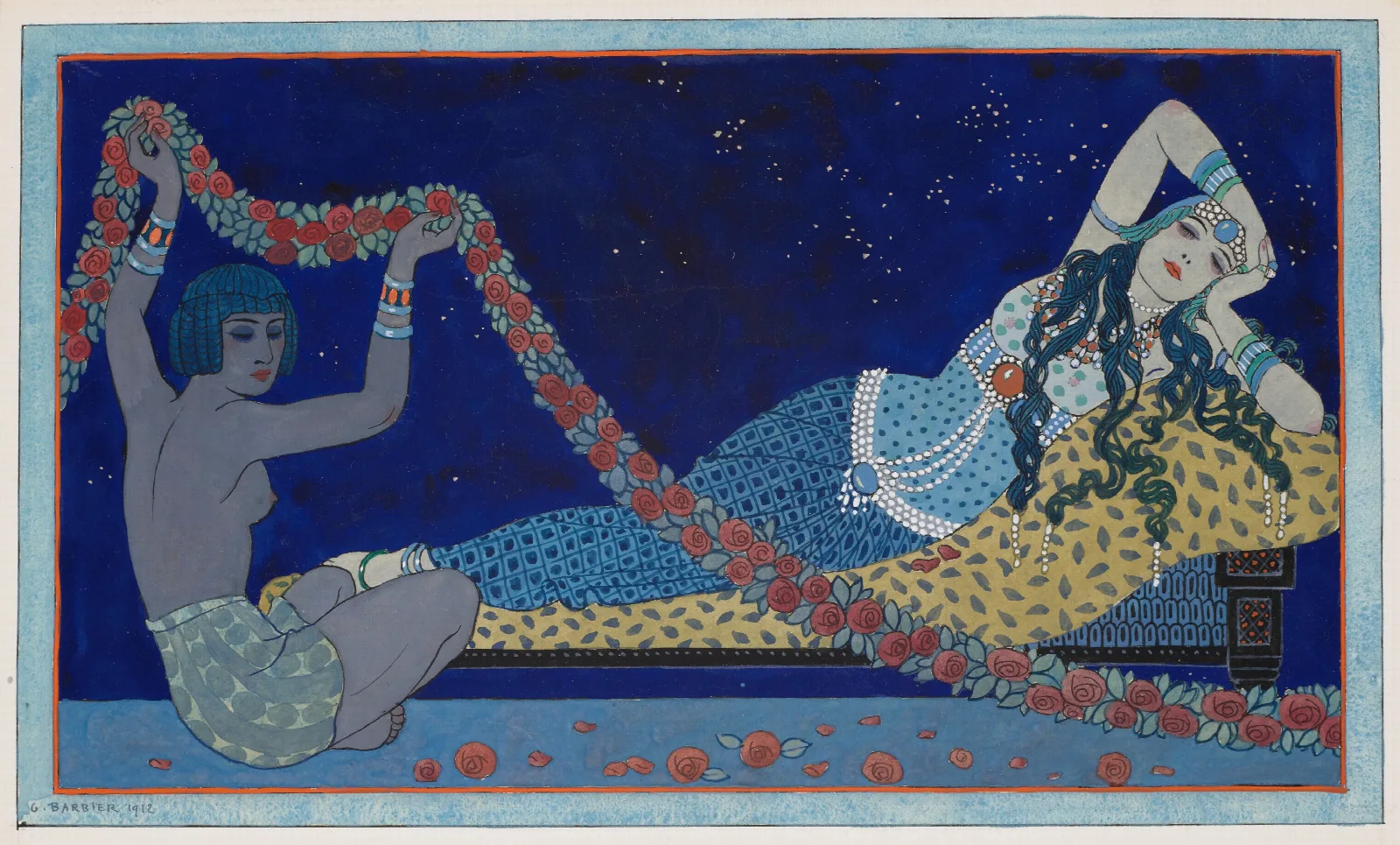 Cleopatra 19 Wall Art by George Barbier - Canvas Print