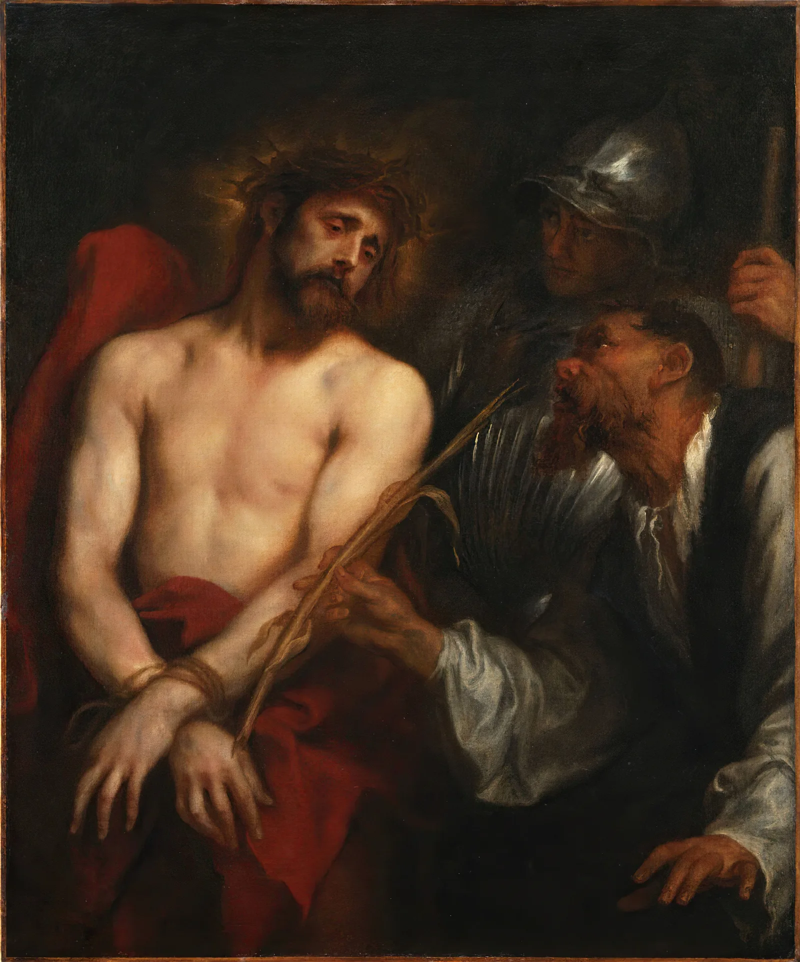 The Mocking Of Christ 14 Wall Art by Anthony van Dyck - Canvas Print
