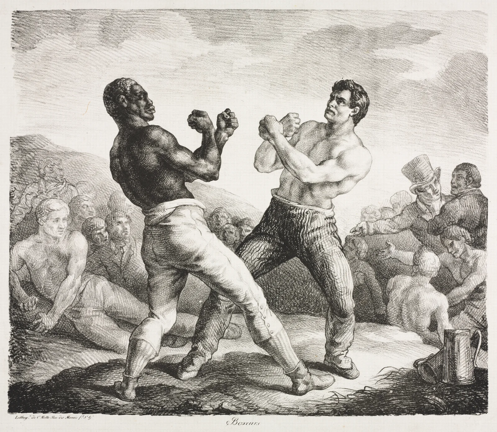 Boxers Wall Art by Théodore Géricault - Canvas Print