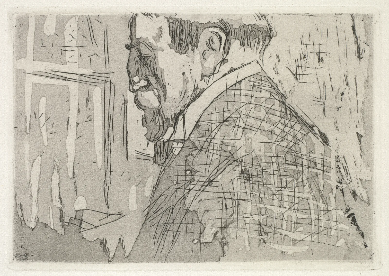 Portrait Of Theo Van Rysselberghe Wall Art by Édouard Vuillard - Canvas Print