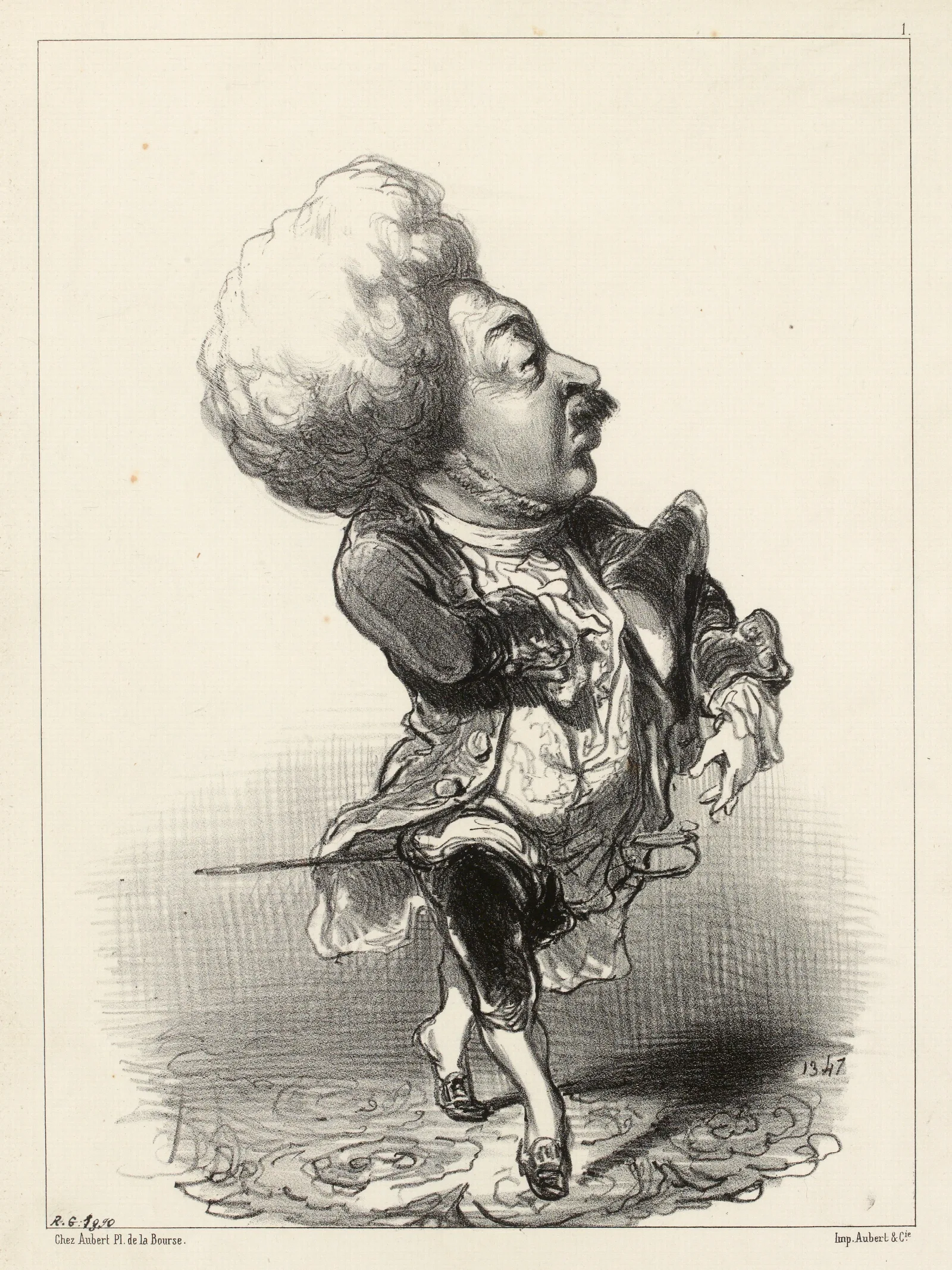 Le Marquis De Marrast Wall Art by Honoré Daumier - Canvas Print