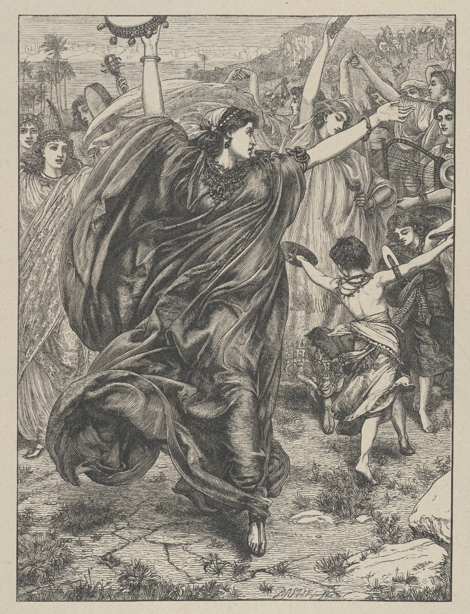 Miriam Wall Art by Edward John Poynter - Canvas Print