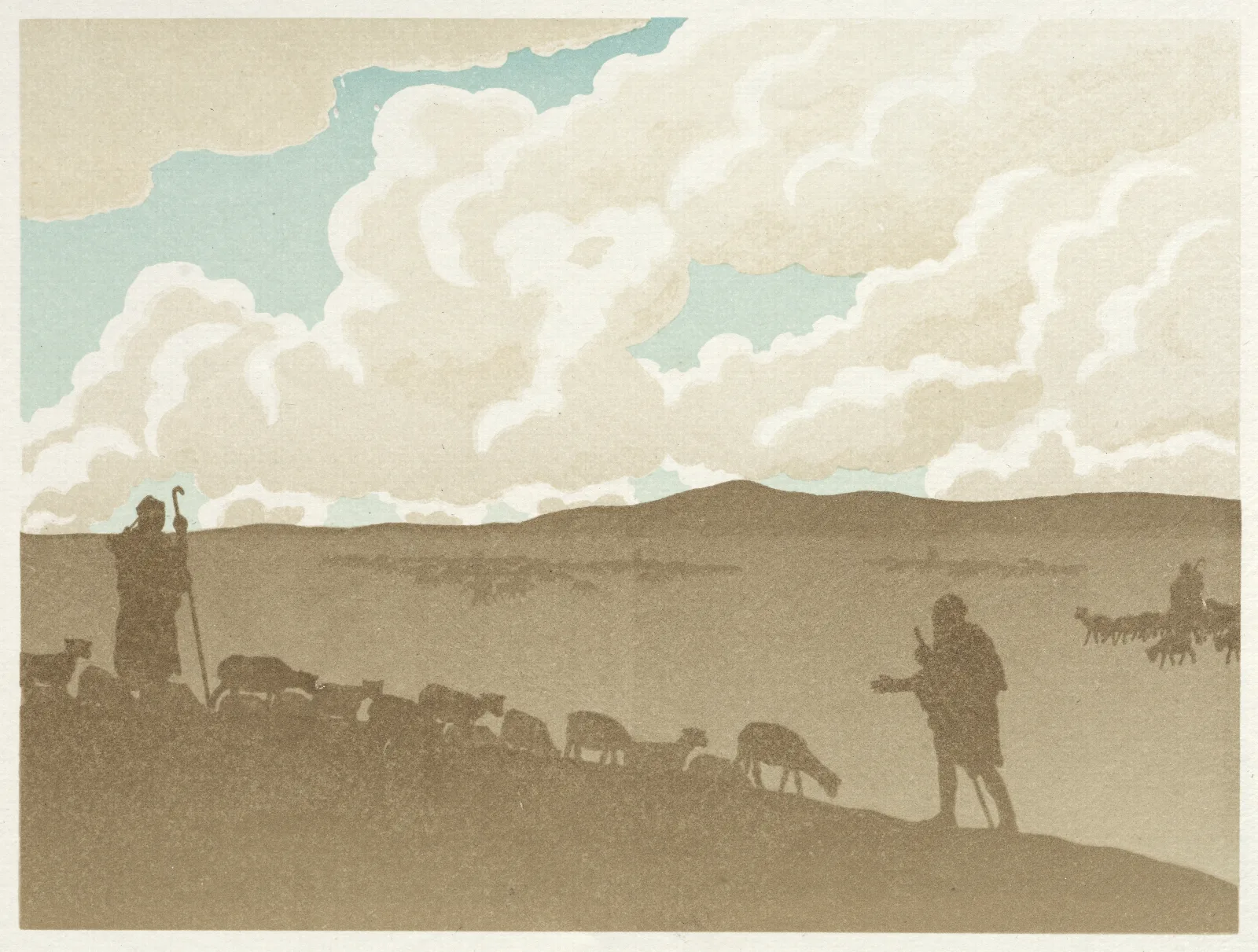 The Wandering Jew The Plain Wall Art by Henri Rivière - Canvas Print