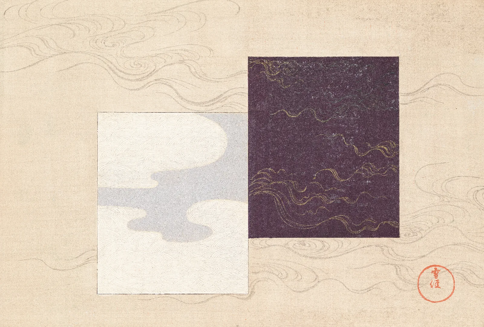 A Thousand Grasses Pl 06 Wall Art by Kamisaka Sekka - Canvas Print
