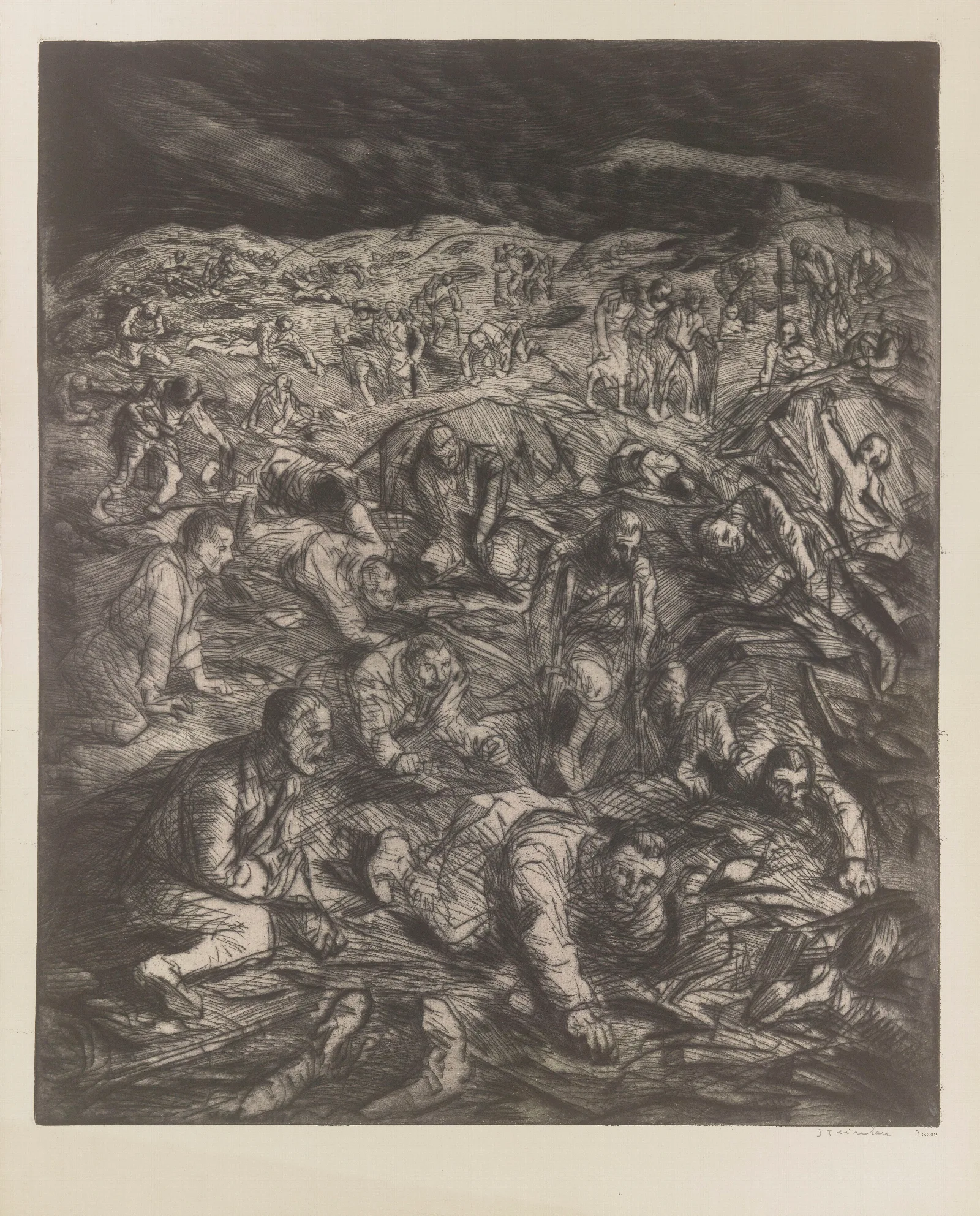 La Nuit 10 Wall Art by Théophile Alexandre Steinlen - Canvas Print