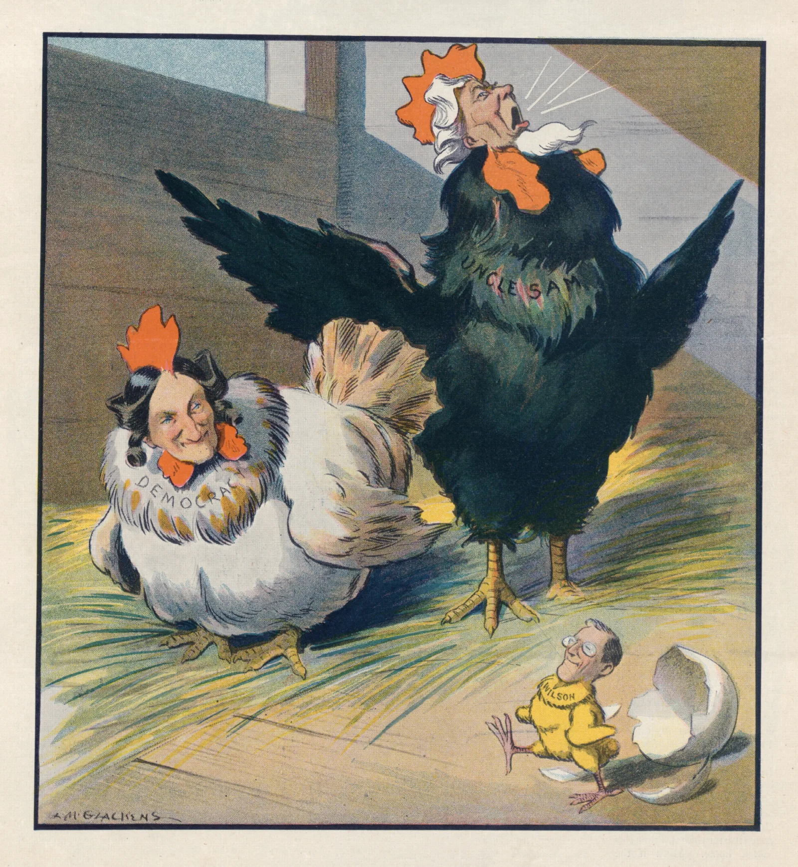 Hatched One At Last Wall Art by Louis Glackens - Canvas Print