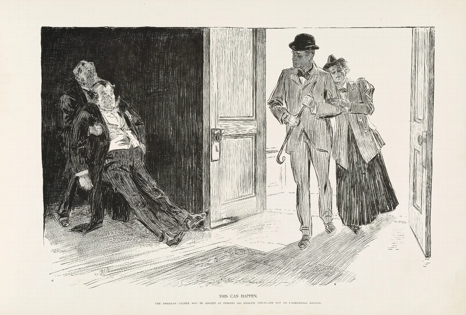 This Can Happen Wall Art by Charles Dana Gibson - Canvas Print