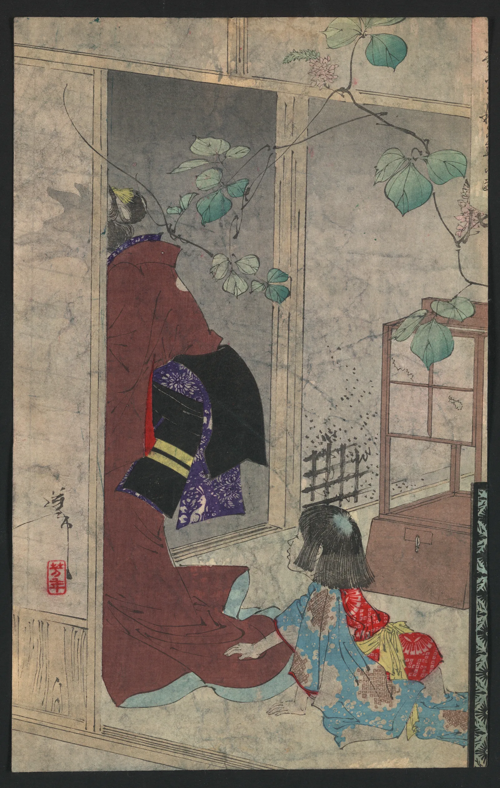Kuzu No Ha Wall Art by Tsukioka Yoshitoshi - Canvas Print