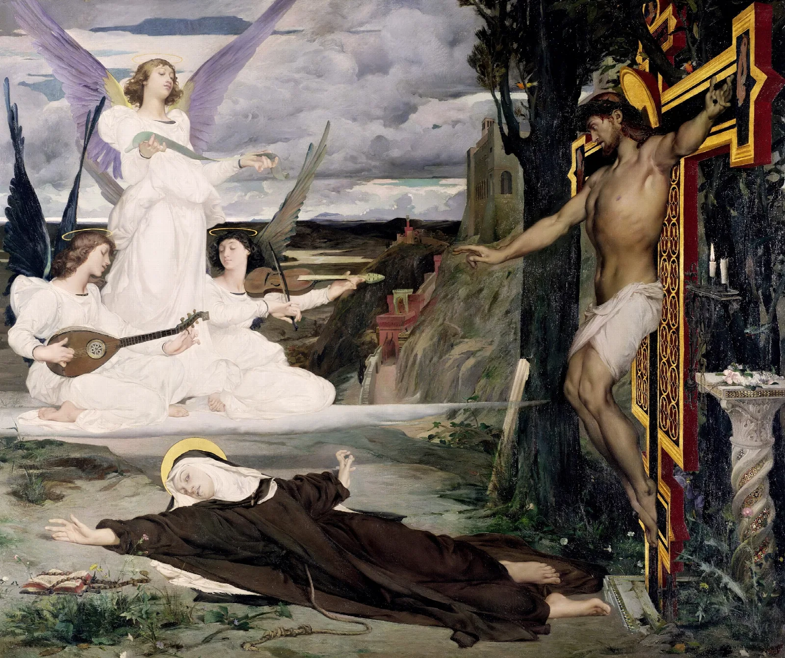 La Vision Wall Art by Luc-Olivier Merson - Canvas Print